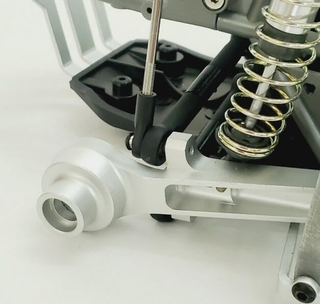 Aluminum Metal Rear Suspension Arms For Tamiya 58719 1/10 RC BBX BB01 High Performance 2WD Off-Road Buggy Metal Shock Tower Support Suspension Arms B
