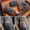 KOKATO Genuine Leather Smart Key Case Key Holder Key Cover for Toyota Corolla New Land Yaris Crown Crown Crown Estate RS Easy To Design Cross,