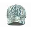 Cappellino da Baseball con Visiera Parasole e Ricami Autunno Inverno Stile Etnico da Donna