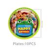 Toy Story Birthday Party Decoration Tableware Set for Baby Shower Or Any Celebration Includes Cups Plates Balloons - Christmas D
