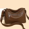 PU Crossbody Bag Women's Large Capacity Multi-compartment Shoulder Bag