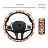 Car steering wheel cover breathable non-slip no inner ring elastic ultra-thin elastic national windmill handle cover