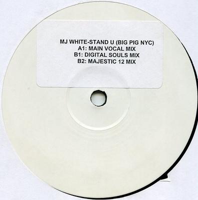 12inch Record MJ WHITE - Stand U (Big Pig NYC) GECK001 Not On Label UK Dance & Electronica Used