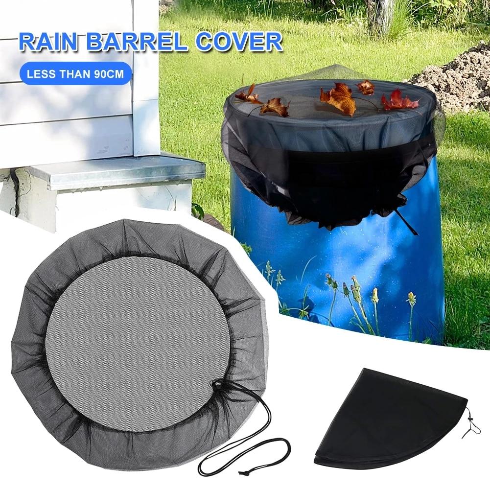 Outdoor Mesh Cover Netting for Rain Barrels PE Water Collection Buckets Anti Mosquito Water Protection Tank Raindrop Harvesting