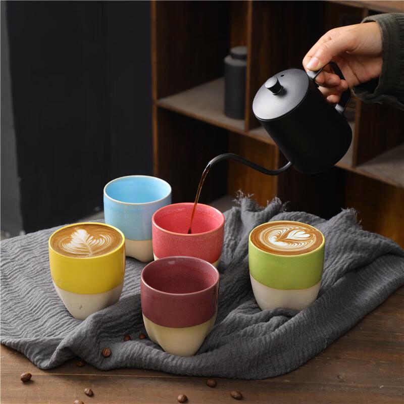 Retro Japanese Kiln Glaze Ceramic Teacup