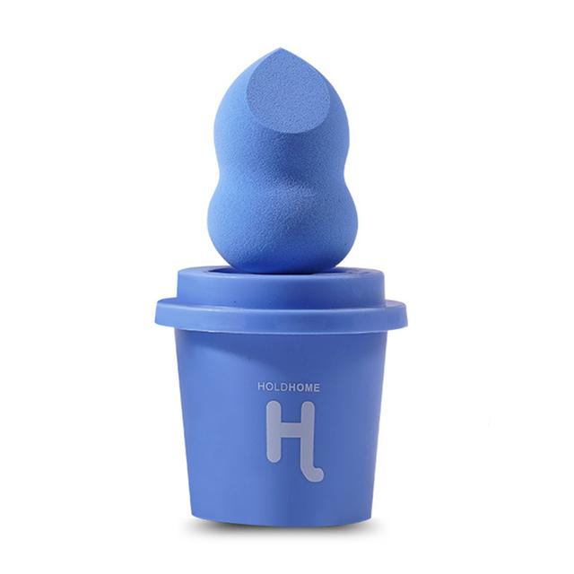 

Синий набор яиц красоты Тыква Капля воды Слойка Набор слоек для макияжа Красочная подушка Косметическая губка Яйцо Инструмент Влажное и сухое использование макияжа средний синий