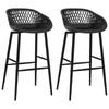 Day and Night - Day and Night Kitchen Stools 2 Units Black