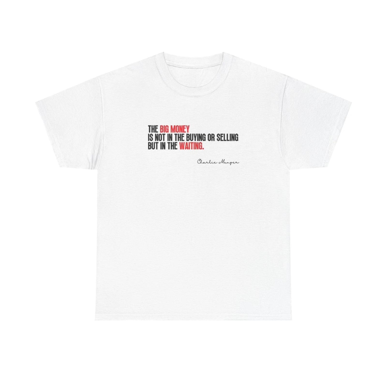 Men s and Women s T-shirts The Big Money Graphic L