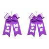 2 Stück Übertriebene Cheerleader-Schlüsselanhänger Stilvolle Schleifenform Mit Quasten Taschen-Hängeornament Perfekt Für Geschenke Und Dekorationen