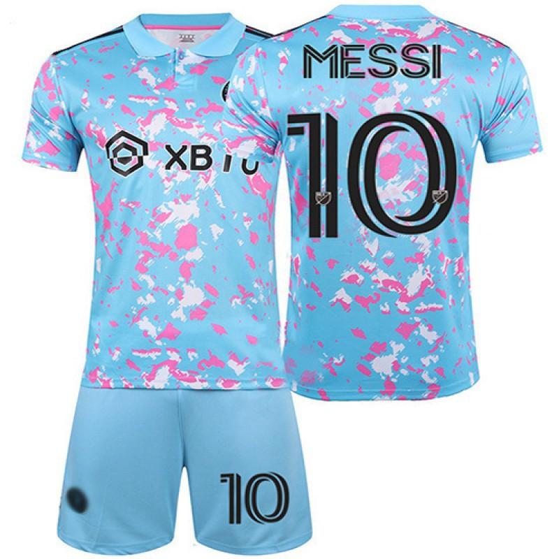 2324 Miami Football Jersey No. 10 Messi Major League Children's Adult Training Dress Set Socks