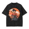 DragonBall Z Master Roshi Printed Tshirt Mens and Womens Washed Tshirt High Quality Vintage Cotton Tshirt YK Tops