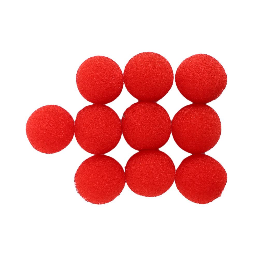 Illusion Comedy Large Sponges Magic Sponge Ball Red Magic Tricks Finger Sponge Ball