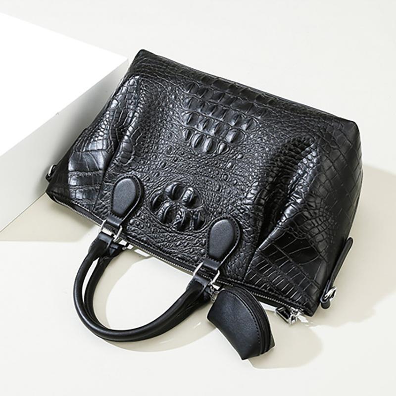 Handbag Crocodile Pattern Women's Bag Large-capacity European and American Fashion Tote Bag Commuter Shoulder Bag Women