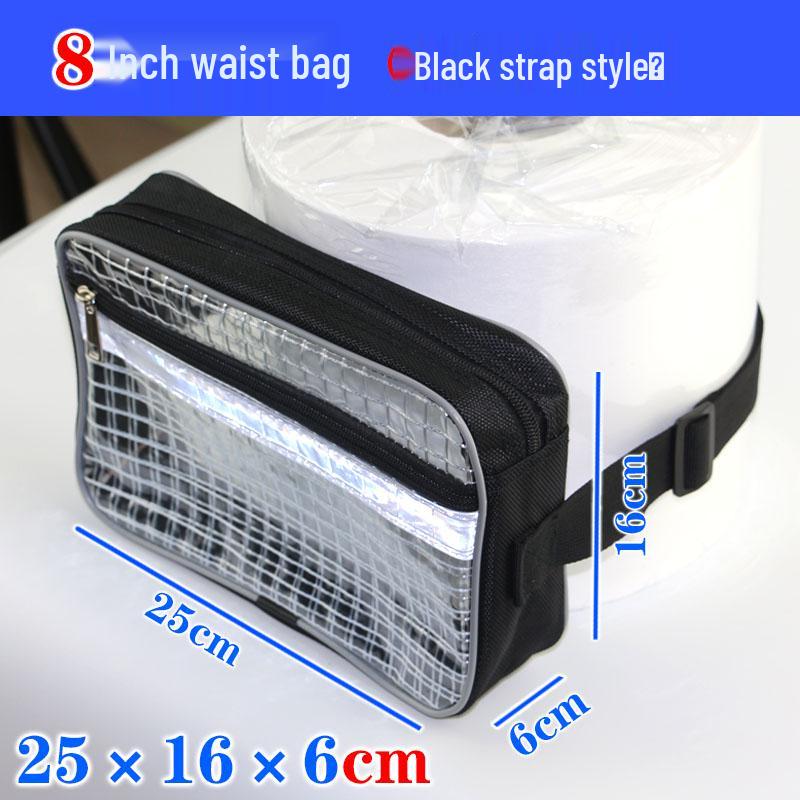 Transparent Anti-Static PVC Tool Bag - Dust-Free Cleanroom Crossbody/Shoulder Bag with Grid Storage