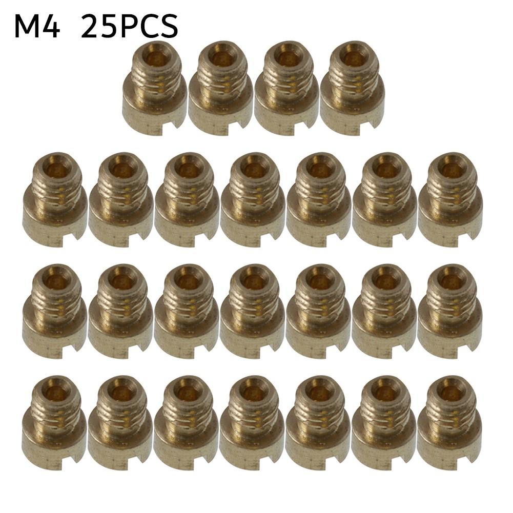 

25pcs Motorcycle Carburetor Nozzle Carburetor Jets 55-115 Accessories For Puch Maxi Bing Hercules Carburettors With Jets China Mainland