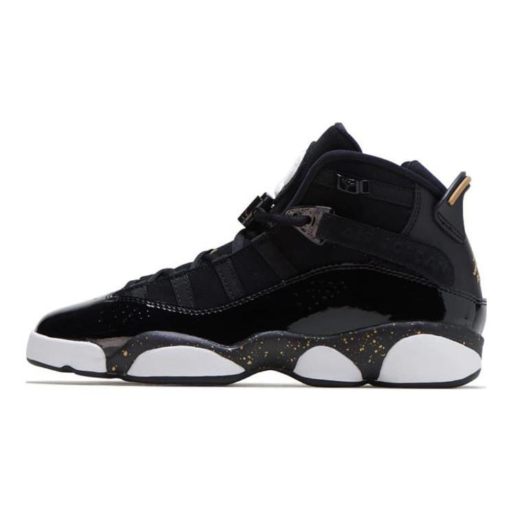 Air Jordan 6 Rings 'Black Metallic Gold' Gs 323419-007