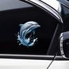 2PC Dolphin Splash Vinyl Decals Waterproof Stickers for Car Truck Bumper Motorcycle Laptop Wall Removable Durable A-87