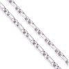 1 Meter/lot Stainless Steel Handmade Chain Square Pearl 3:1 Chain Box Necklace Chain For DIY Jewelry Making Wholesale Bulk Chain