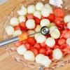 Stainless Steel Double-Sided Melon Baller - Fruit & Vegetable Carving Tool
