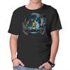 Unisex Crew Neck T-Shirt Hakuno Yaiba Graphic Short Sleeve Casual Tee