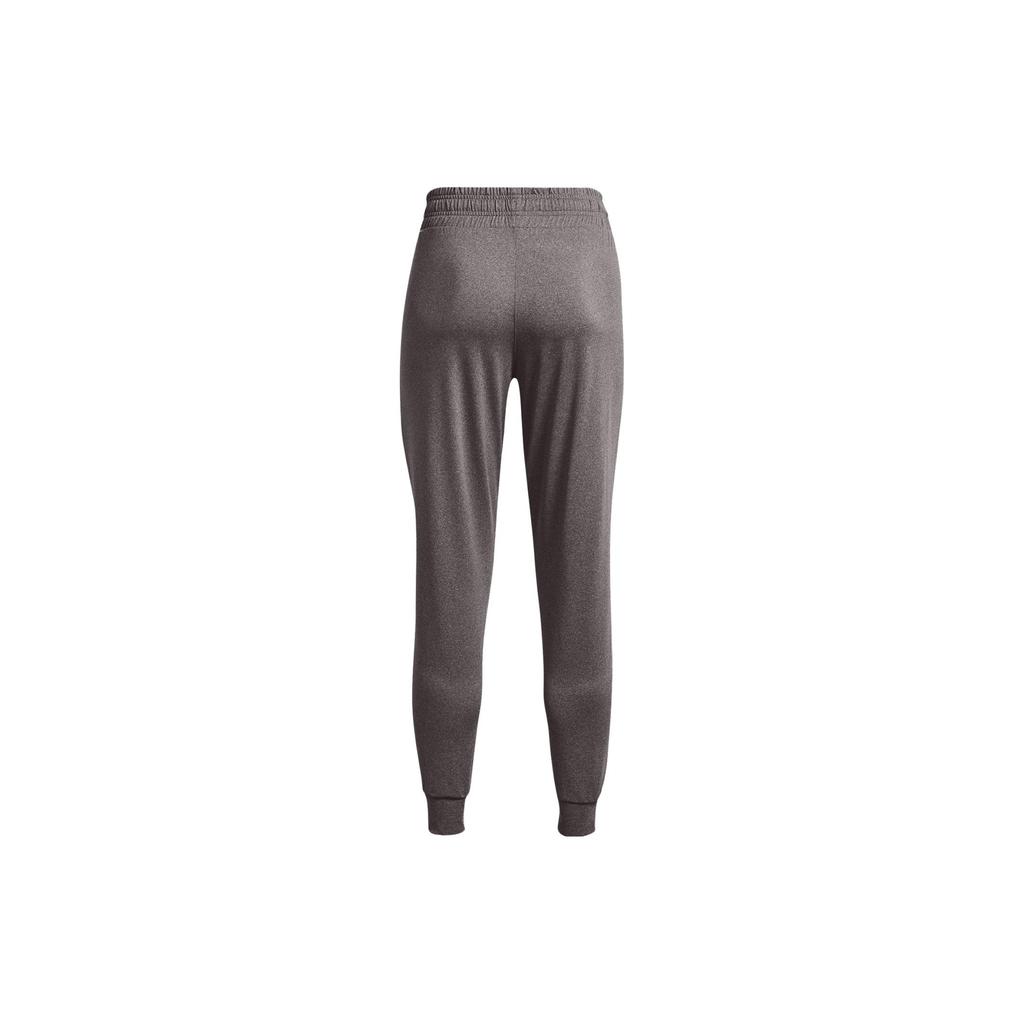 Under Armour Knitted Sweatpants Women's Carbon Heather Light Gray Moderate Cuffed Pants Unisex 1369385-019