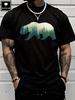 PAYEAH Vintage National Park Bear Hiking Tees  Heavy Cotton Tshirt
