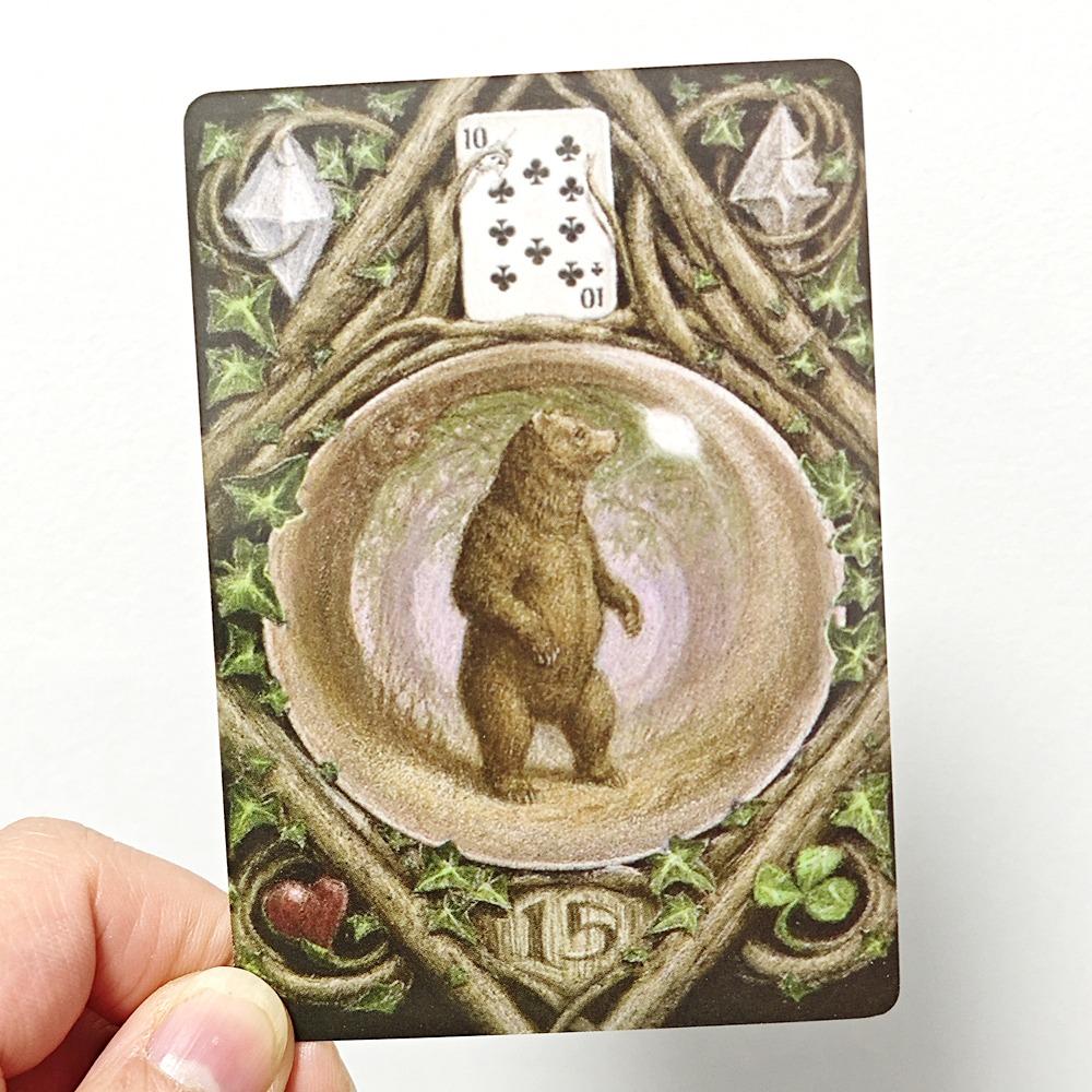 10,4*7,3 cm Oracolul Lenormand fermecat 39 de cărți magice pentru a-ți dezvălui adevăratul sine și destinul tău