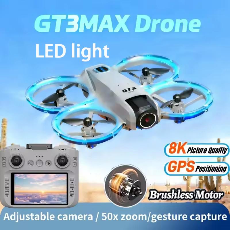 2026 GT3 MAX MINI Drone 8K GPS Professional HD Aerial Photography Remote Control Aircraft HD Dual Camera Quadcopter Child Gift
