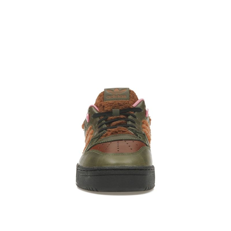 Adidas The Simpsons X Rivalry Low Werewolf Flanders Unisex Sneakers Green Wild-Brown Wild-Pine IF7190