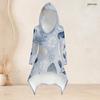 Women Plus Size Printed Hooded Long Sleeve High Low Top And Fitted Pants Two Piece Set