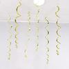 Festival & Birthday Swirl Ceiling Decorations: Hanging PVC Ornament for Windows, Corridors, and More.