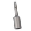 Ground Rod Driver 3.9in Round Handle Heavy Duty Steel Ground Rod Drill Bit Driver T Post Driver for   Plus Hammer