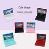 Mini Cartoon Laptop Model for Kids' Dollhouse Decor