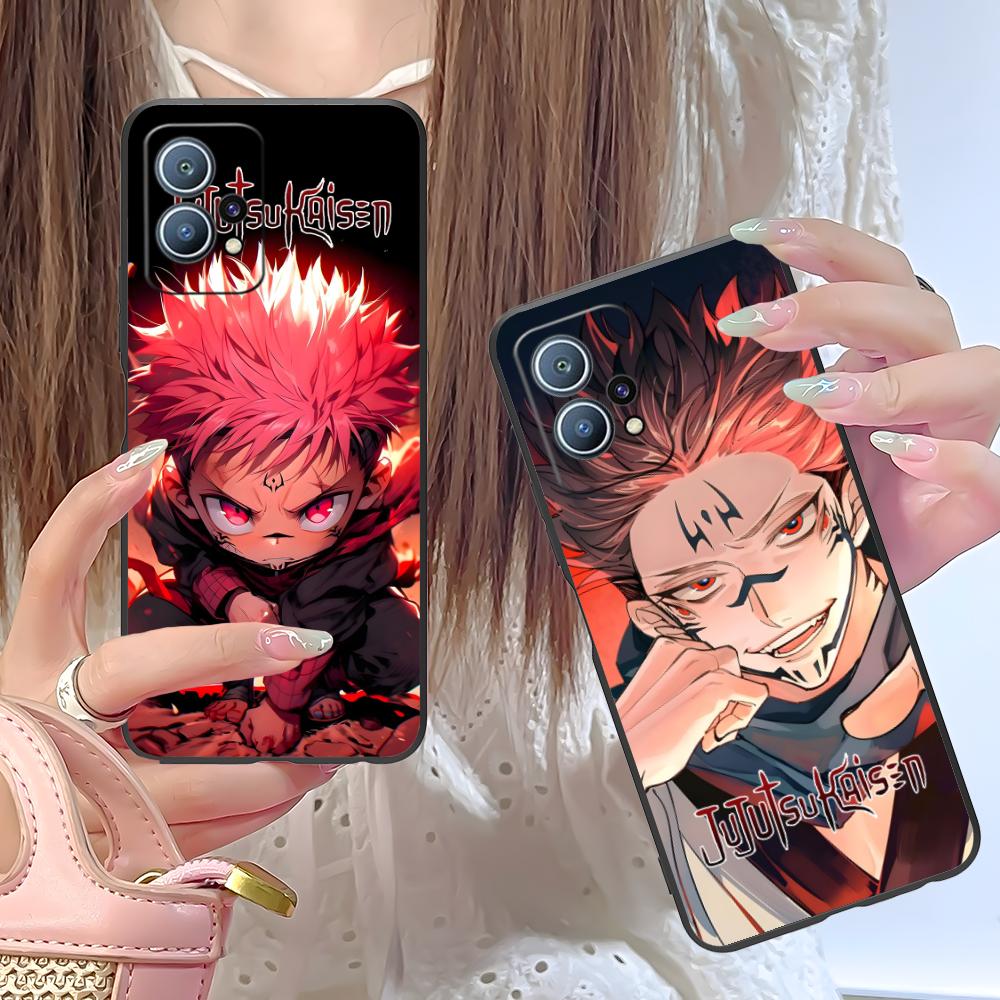 Jujutsu Kaisen Sukuna Mobile Phone Case for Huawei P60 P50 P40 P30 P20 P10 P9 P8 Pro Lite Plus Colorful Printing Cover Cover