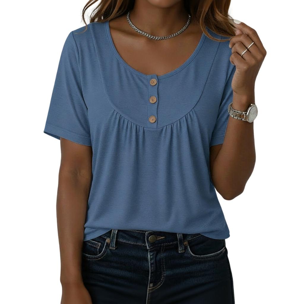 Damska bluzka modny i swobodny top T-shirt