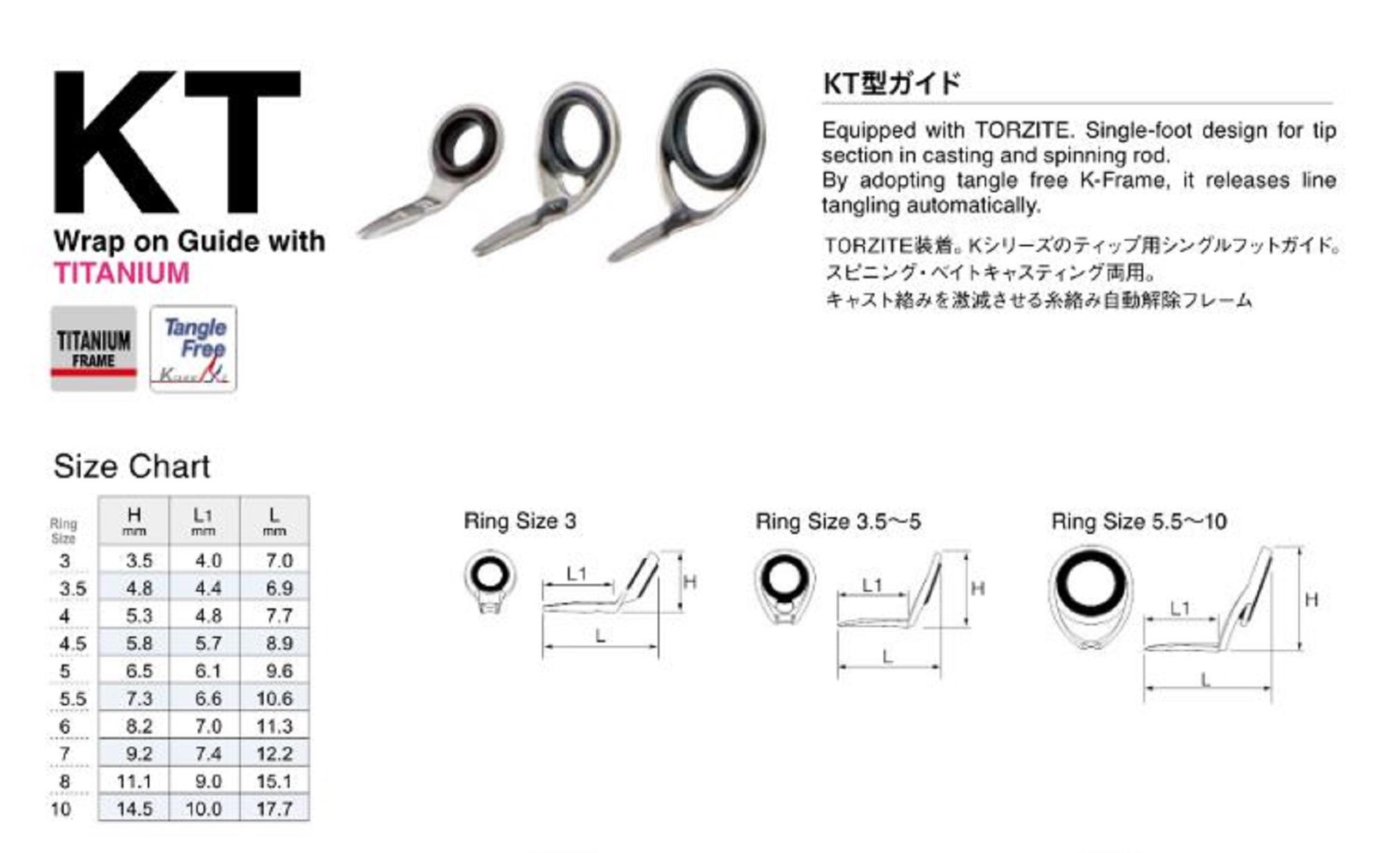 VodíTko Na PrúT Fuji T-KTSG VeľKosť 3,5 TitáNový RáM Sic X 1 (6520)-image