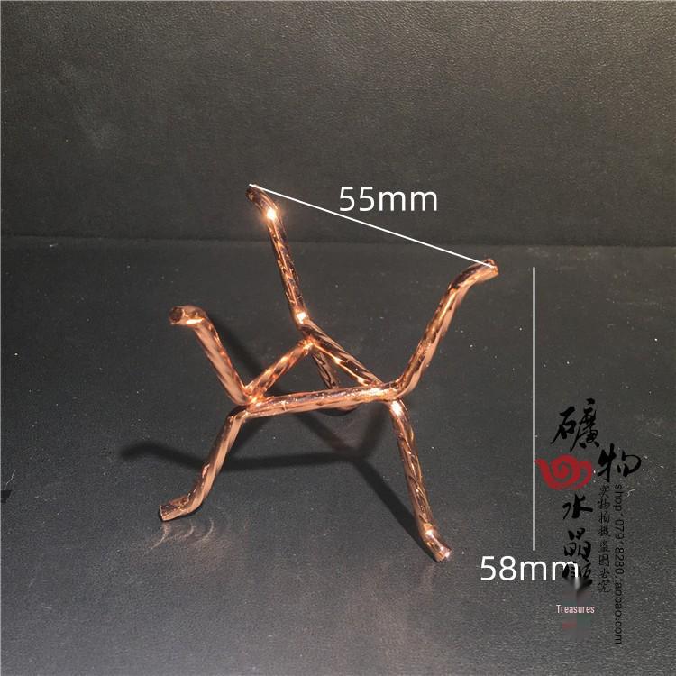 Crystal Stone Metal Bracket Alloy Display Shelf Decor