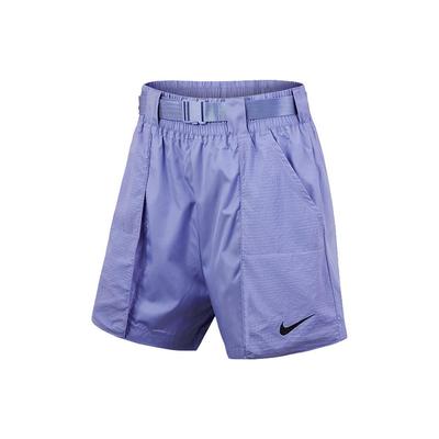 Odzież sportowa Swoosh Treningowe Szorty Tkane Damskie Szorty Fioletowe DD2096-569
