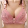 Plus Size Full Coverage Wireless Bra for Mature Women Thin Breathable Supportive Push-Up Comfort Adjustment Bralette for 40-50 Years Old