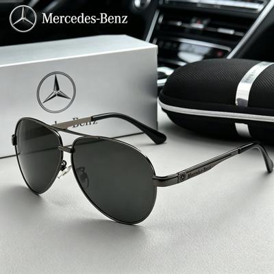 Vysoce kvalitní pánské a dámské sluneční brýle do auta Ochranné brýle pro Mercedes Benz AMG Třída A C E S W203 W220 W206 W205 W211 Samolepky 6U