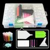 New DIY Diamond Painting Dot Diamond 60 Grid Tool Set Diamond Painting Tool Box Transparent Rice Bead Box Jewelry Crystal Storage Box