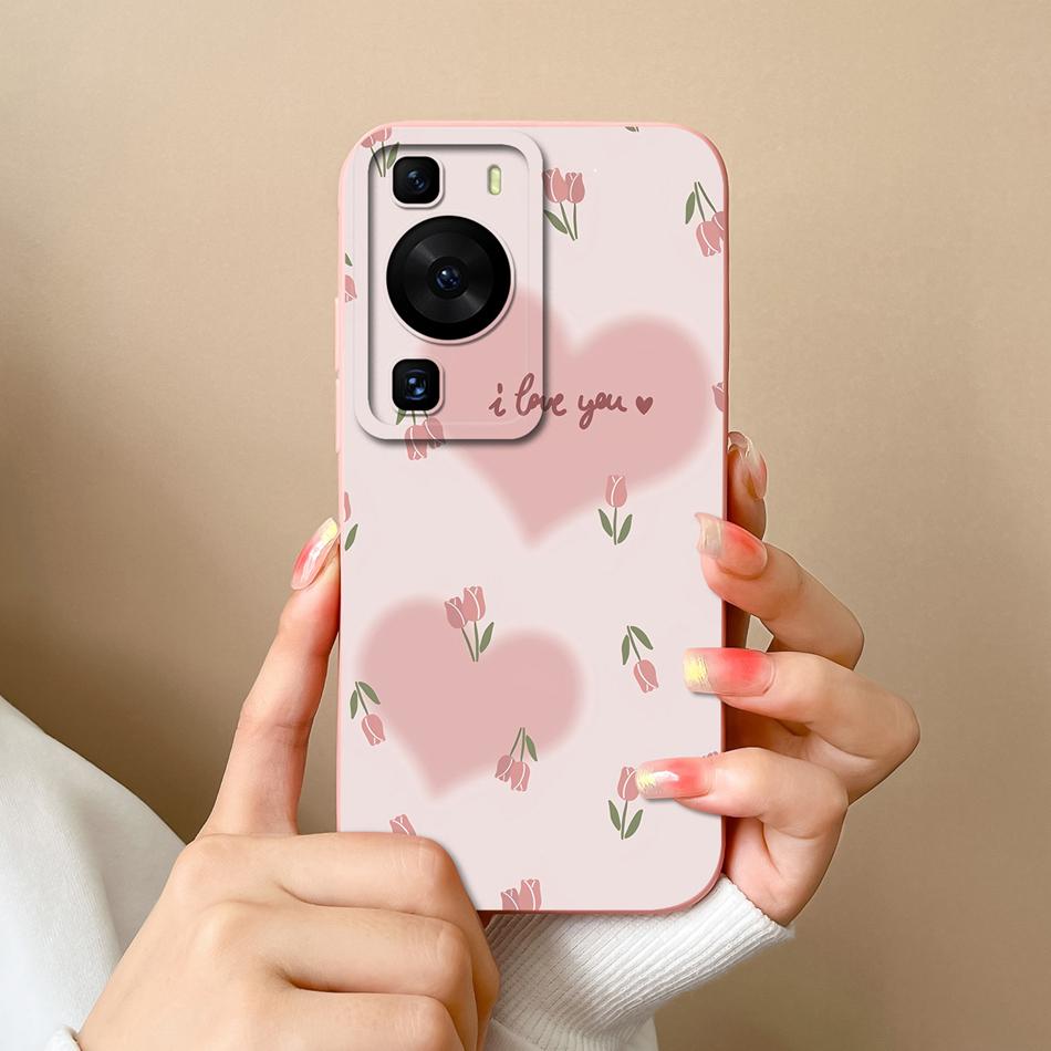 Für Huawei P60 Pro Art Handyhülle Süßes Design Weiche Flüssigsilikon-Rückabdeckung Für HuaweiP60 P 60 Anti-Drop Langlebiger Stoßfänger Funda