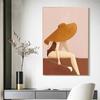 Nordic Watercolors Woman Canvas Paintings Simple Figure Wall Art Decor Poster and Prints Pictures for Interior Living Room Decor