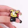 Cartoon Anime Characters Enamel Pins Custom White Beard Old Man Brooches Lapel Badges Funny Jewelry Gift for Friends