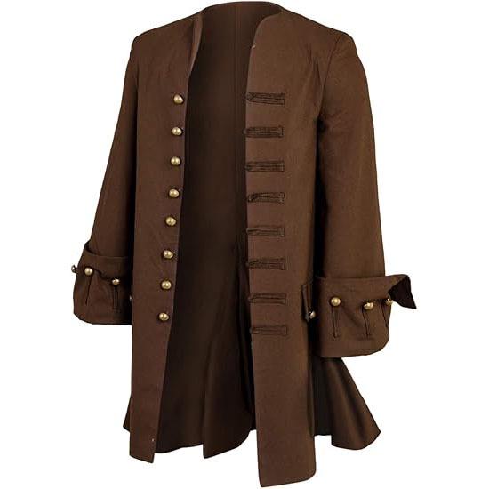 Captain Jack Steampunk Piratenmantel für Halloween Cosplay