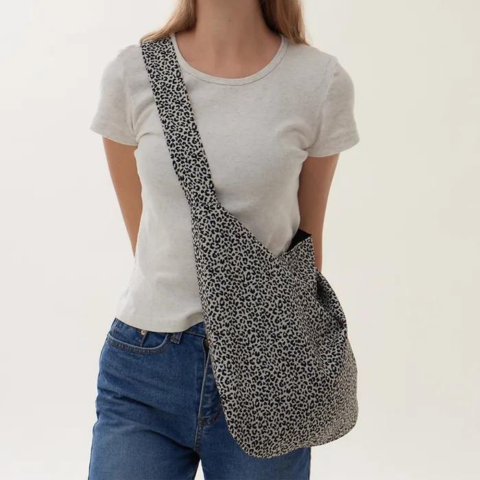 Leopard Easy Big Bag (Ivory)