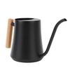 Indoor Watering Can Stainless Steel Wooden Handle Watering Pot with Long Spout for House Plants Flowers Succulents