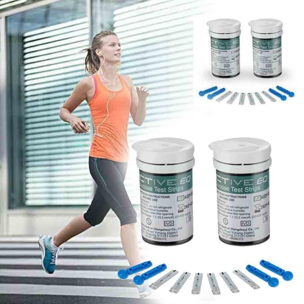 Exactiv Eq Impulse 50pcs Household Glucometer Blood Glucose Needles Papers Test