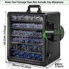 Big Figure Display Case Organizer Black Doll Model Toys Cabinet Transparent Multi-layer Tray Stackable Lockable Figure Showcase