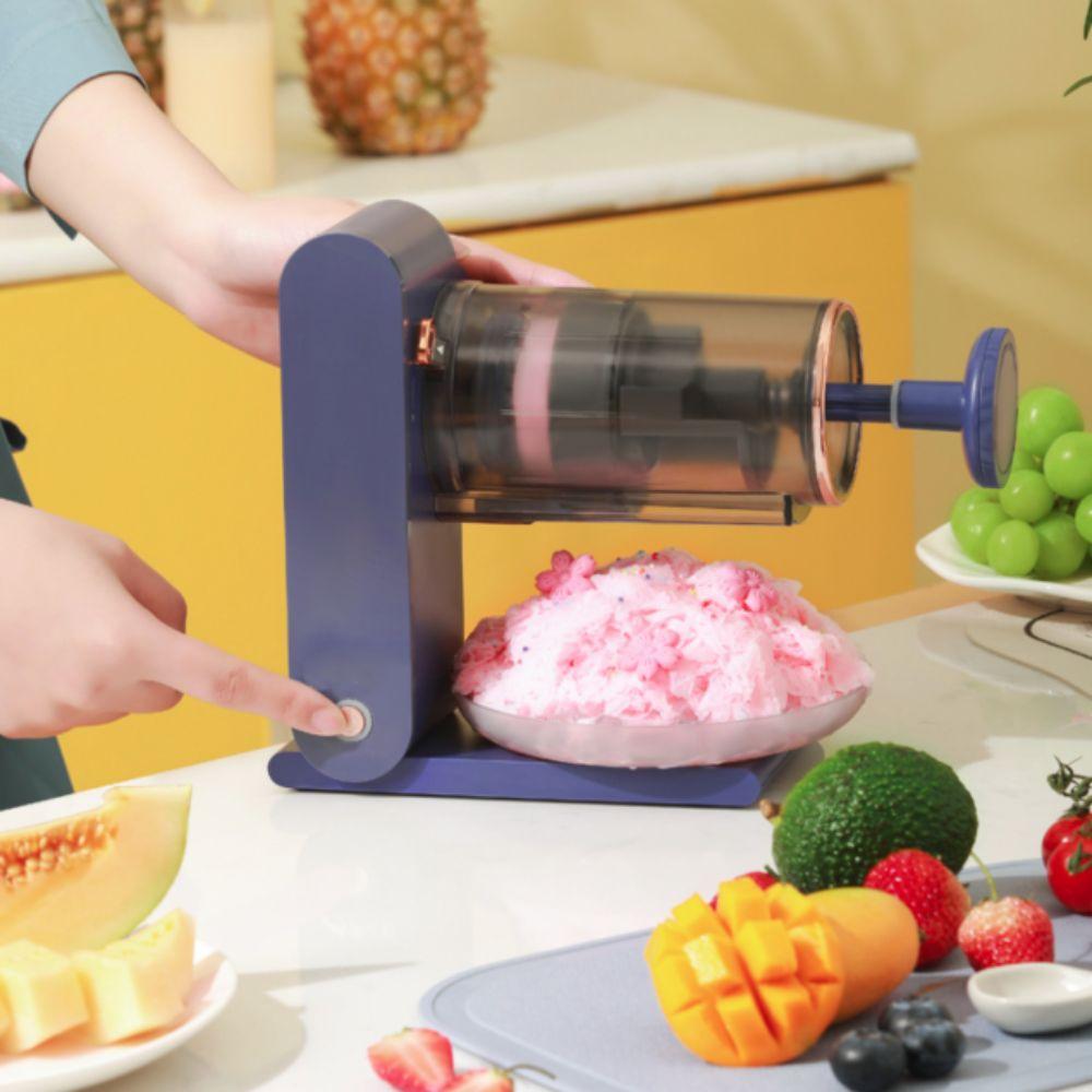 Wireless Ice Crushing Machine with Tray Ice Shaver Multi-purpose Ice Crusher  Drink Shop